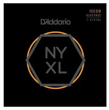 D'Addario 7-String Electric Guitar Strings, Regular Light, 10-59, NYXL1059