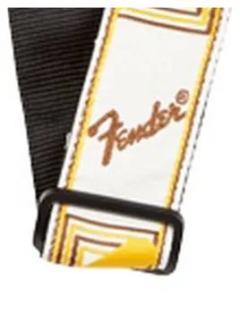 Fender Gurt weiß/braun/gelb