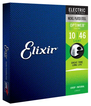 Elixir Encordoamento Guitarra Elixir 010 Light Optiweb Light 10/46(12092)