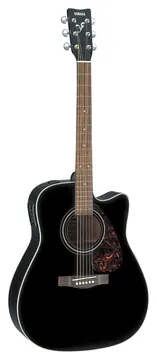 Yamaha FX370C/02 BL Black Chitarra Elettroacustica per studenti o esperti, Nero