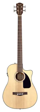 Fender akoestische basgitaar cutaway (naturel) - TIP !!
