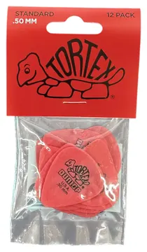 Dunlop Tortex 0,50 Picks Player's Pack 12 Pack Plektrum Set 0,50 mm