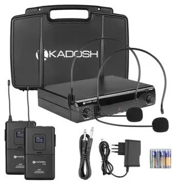 Kadosh Microfone sem Fio Kadosh K412h Headset Duplo