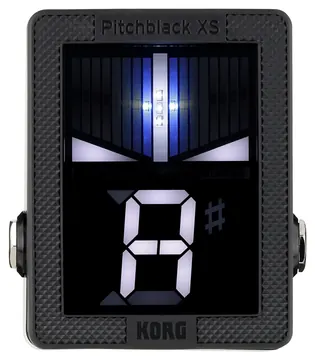 Korg PBXS Pitchblack XS Floor Tuner Boden-Stimmgerät, schwarz