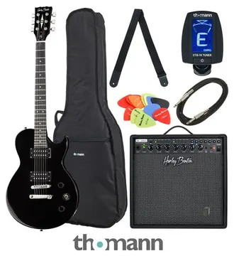 Harley Benton SC-200BK Student Series Bundle