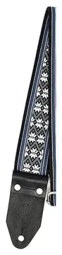 Air Straps Limited Edition Handcrafted 'Black Ice' Guitar Strap