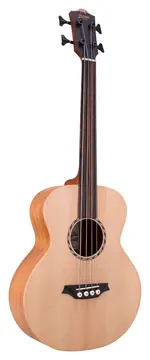 Bromo BAT8EFL |Tahoma Mini Jumbo Fretless Bass | Solid Spruce top
