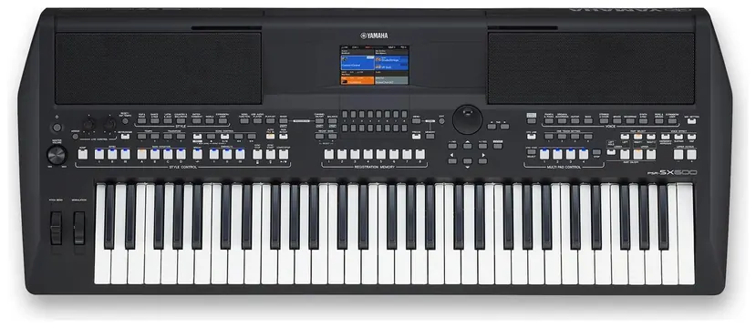 Yamaha Teclado Yamaha PSR-SX600 PSR-SX Series Arranjador de 61 Teclas Preto