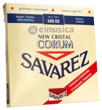 Savarez Encordoamento para Violão de Nylon Savarez - Modelo 500CR Basses Corum em Tensão Média (Standard Tension)