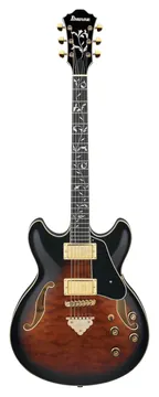 Ibanez AS93QMSP AS Dark Brown Sunburst
