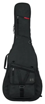 Gator GT-ACOUSTIC-BLK Transit Series Acoustic Guitar Bag, Black