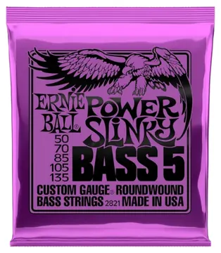 Ernie Ball 2821 Nickel Power Slinky 5 050-135
