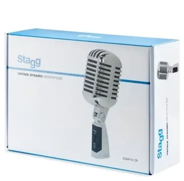 Microfone Stagg SDMP40CR Cardioide Vintage