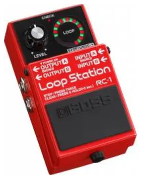 Boss RC-1 compact pedale looper avec loop indicator dial