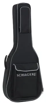 Schagerl Westerngitarrentasche schwarz/grau