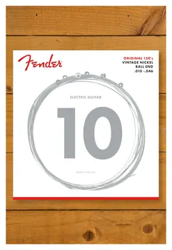 Fender 150R Pure Nickel Ball End Electric Guitar Strings 10-46