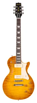 Heritage Custom Shop Core Collection H-150 P90 Electric Guitar with Case, Dirty Lemon Burst