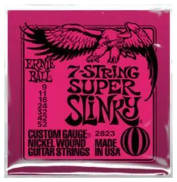 Ernie Ball 2623 - 7-STRING super slinky 009-052