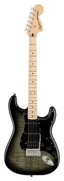 Squier Affinity Stratocaster FMT HSS MN Black Burst Elektrische Gitaar