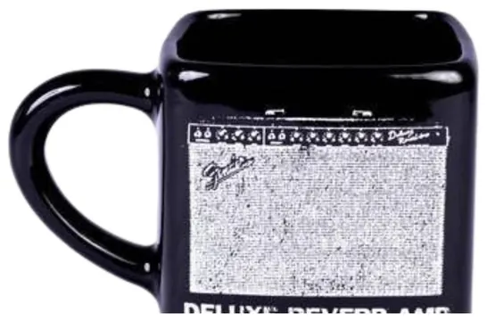 Fender Caneca Fender Lifestyle CNF-01 Deluxe Reverb Quadrada 380ml