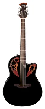 Ovation Celebrity Elite Mid Depth CE44-5-G Black Chitarra acustica elettrificata