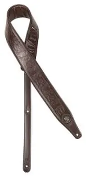 Gaucho Buffalo I Series guitar strap - Brown guitar strap, top quality leather GST-641-BR