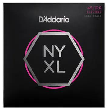 D'Addario NYXL45100, Set Long Scale, Regular Light, 45-100