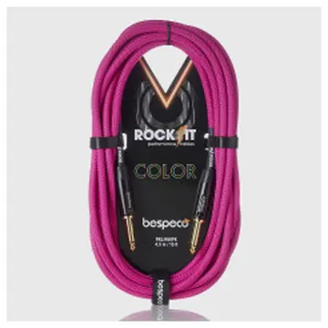 Bespeco RKJJ450PK Cavo Strum. M 4,5 2 Jack MONO-ROCKIT Color Rosa
