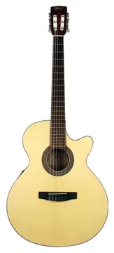 Cort CEC-1 OP Guitare Classique Electro Naturelle Open Pore