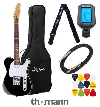 Harley Benton TE-62DB BK Bundle