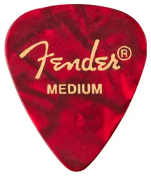 Fender 351 Celluloid Medley Medium Plektren Multi-Color (12 Stück )