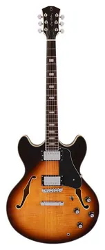 Sire H7 Larry Carlton Vintage Sunburst Hollowbody Gitaar