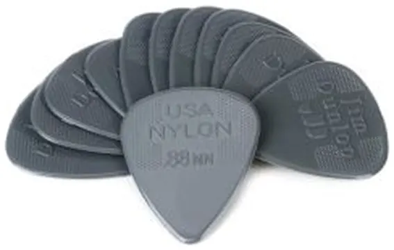 Blister plettri Dunlop 44P.88 Nylon standard 12pz 88mm