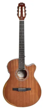 Seizi Neo Osaka MGS Linha Originals Auditorium de Nylon Mahogany Satin C/ Afinador e Bag