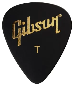 Gibson Accessories APRGG50-74T Standard Black Thin Pick Tin/50