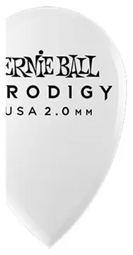 Ernie Ball 9336 Plettri Prodigy Teardrop White 2,0 mm Busta 6