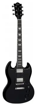 EKO DV10-BLK Guitare Electrique Type "sg" Black