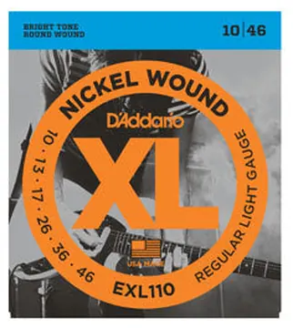 D'Addario EXL110 Nickel Wound Regular Light 10-46
