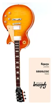 Gibson USA Les Paul Standard 60s Custom Shop Top Honey Burst