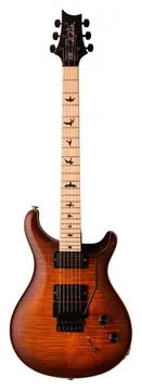 PRS DW CE 24 Dustie Waring Signature Floyd Burnt Amber Smokeburst con Funda