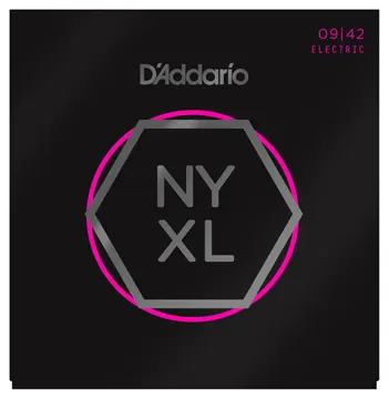 D'Addario NYXL0942 Nickel Carbon Steel Alloy Electric Guitar Strings 09-42 Super Light