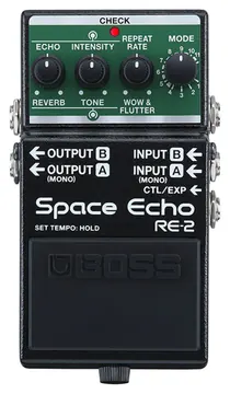 Boss RE-2 Legendary Space Echo Sound In A Compact Pedal