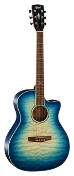 Cort GA-QF Coral Blue Burst