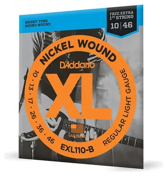 Daddario Encordoamento para Guitarra D'Addario EXL110 Regular Light Gauge 0.010