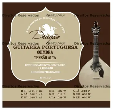 Dragão Cordas para Guitarra Portuguesa Coimbra