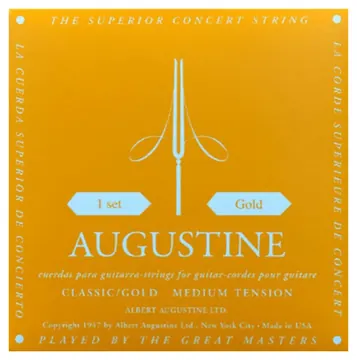 Augustine Strings For Classic Guitar Set Gold Light