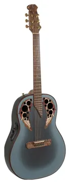 Ovation ADAMAS by OVATION 1687GT-8 Deep Contour Roundback Elektro-Akustik-Gitarre inkl. Case, reverse blue