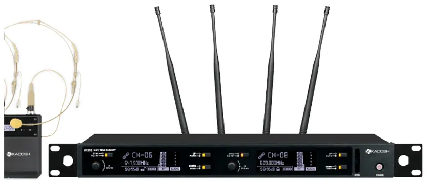 Kadosh Microfone Headset sem fio Kadosh K 1202H B6