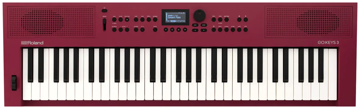 Roland Teclado Roland GO KEYS3 RD Vermelho Sintetizador 61 Teclas C/ Fonte