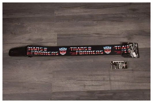 Buckle Down Transformers Logo Guitar Strap